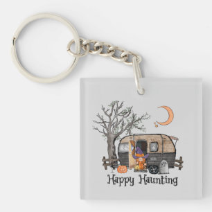 Llavero Amortización feliz   Camper de Halloween   Bruja e