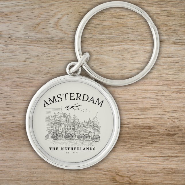 Llavero Amsterdam Beautiful Vintage Scene (Subido por el creador)