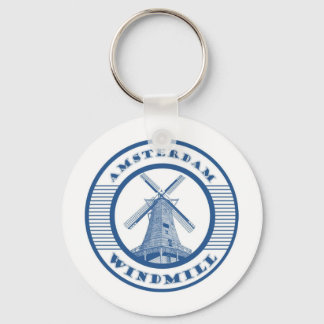 LLAVERO AMSTERDAM WINDMILL BLUE