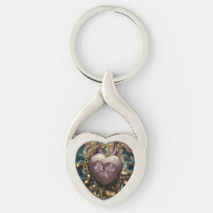Llavero Amulet Crystal Heart
