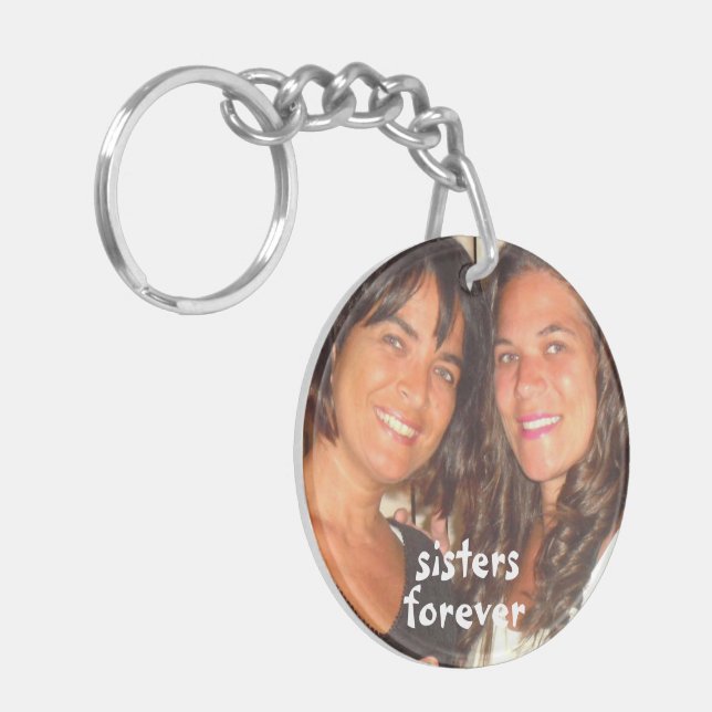 Llavero Añada a sus hermanas de la imagen para siempre (Frente Izquierda)