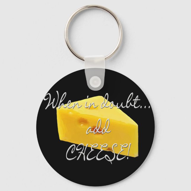 Llavero Añadir cadena clave de queso (Anverso)
