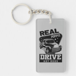 Llavero Añadir nombre de texto Real Abuelo Pop Drive Hot R