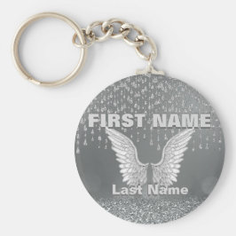 Llavero Añadir nombre | Lágrimas de plata