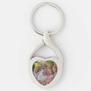 Llavero Añadir Personalizar de fotografía de Reunión Famil