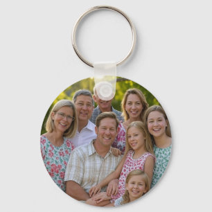 Llavero Añadir Personalizar de fotografía de Reunión Famil