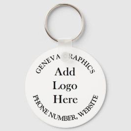 Llavero Añadir su logotipo e información comercial