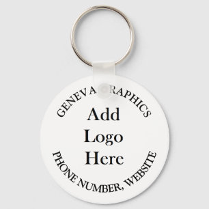 Llavero Añadir su logotipo e información comercial