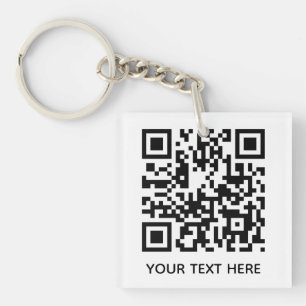 Llavero Añadir su propio código QR Análisis de texto Simpl