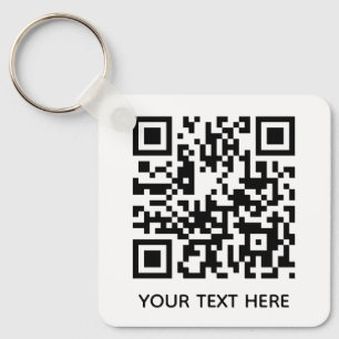 Llavero Añadir su propio código QR Análisis de texto Simpl