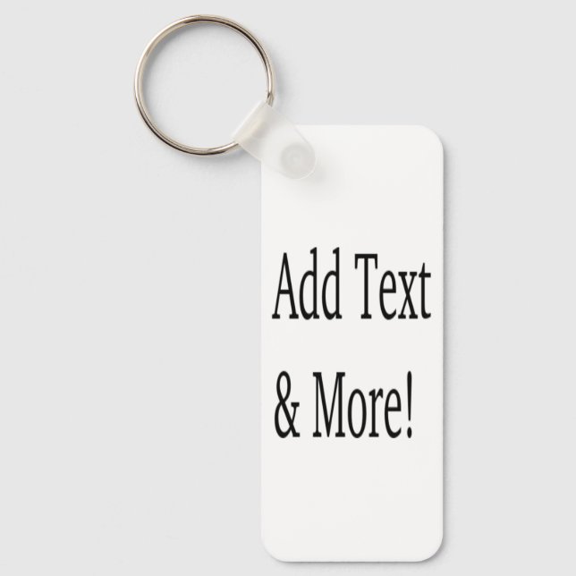 Llavero ¡Añadir texto y más! Personalizar Su Propio Person (Anverso)