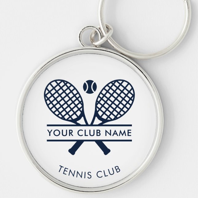 Llavero Añadir tu nombre de club Iconos de tenis Jugadores (Frente)
