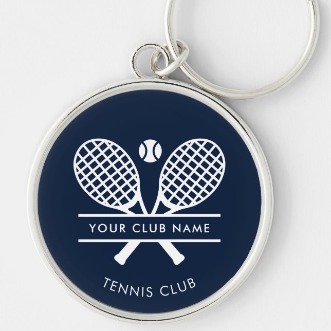 Llavero Añadir tu nombre de club Tenis Team Navy Personali (Frente)