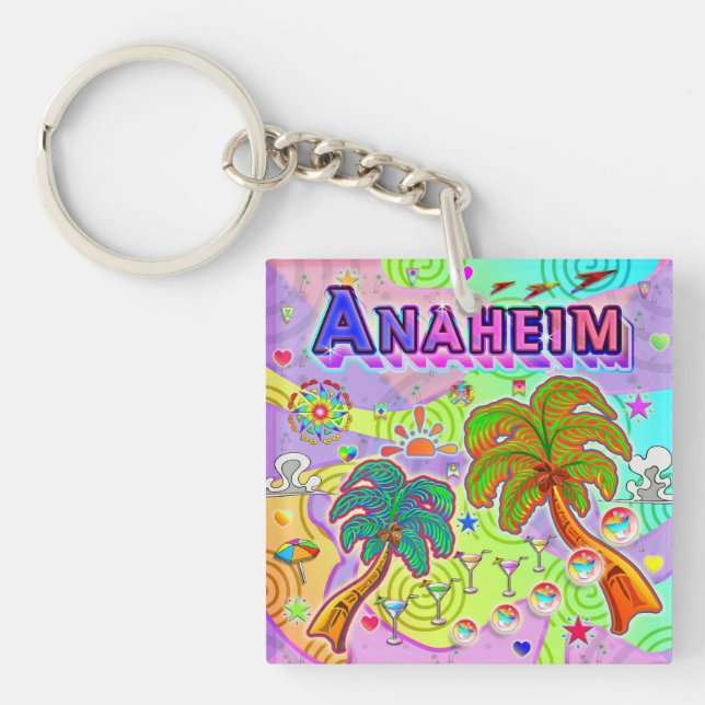 Llavero Anaheim Vacation Target Keychain (Frente)