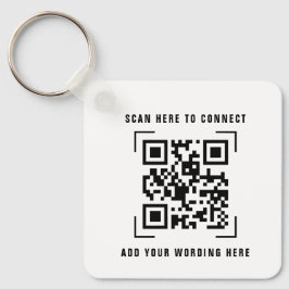 Llavero Análisis de código QR | Keychain promocional de lo