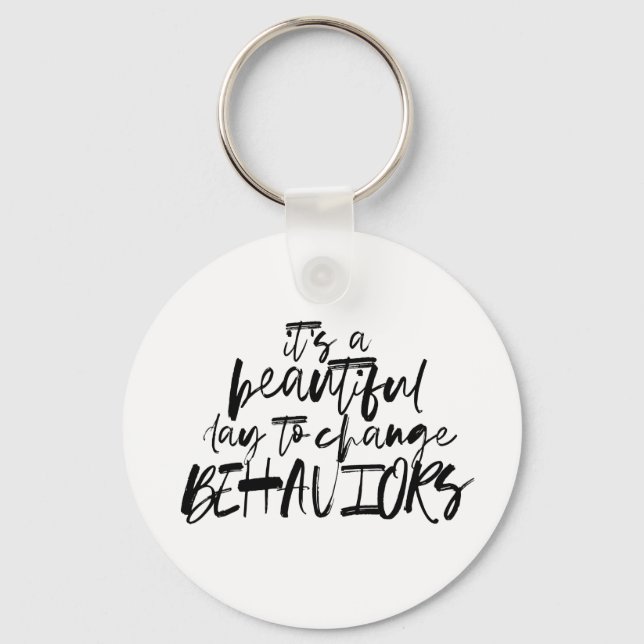 Llavero Analista de Comportamiento, BCBA, RBT, Conductista (Anverso)