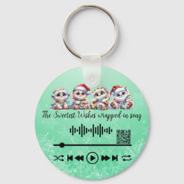 Llavero Analizar vídeo, buscar Navidades KeyChain