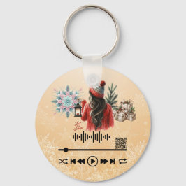 Llavero Analizar vídeo , "Let it Snow" KeyChain