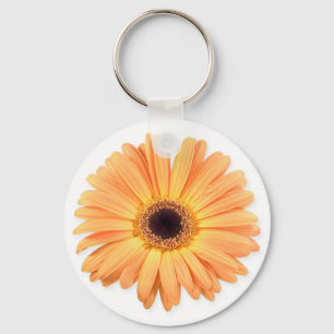 Llavero anaranjado del Gerbera