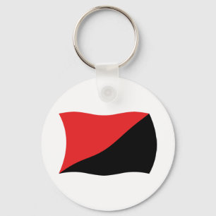 Llavero Anarcho-Syndicalism Flag Keychain