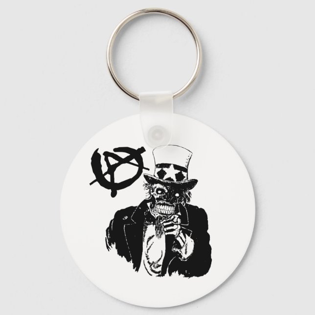Llavero Anarchy Skull (Anverso)