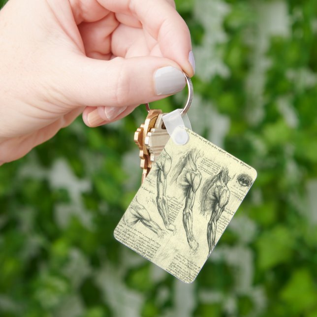 Llavero Anatomía de armas y hombros de Leonardo da Vinci (Mano)