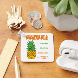 Llavero Anatomía De La Familia Guay De Amantes De La Piña