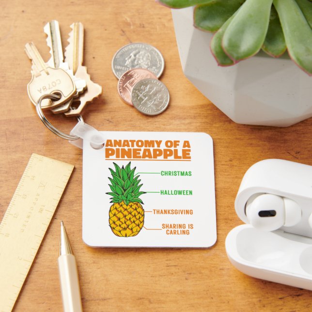 Llavero Anatomía De La Familia Guay De Amantes De La Piña (Escritorio )