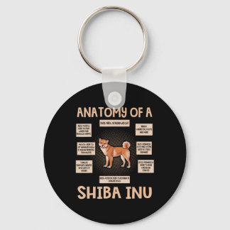 Llavero Anatomía De Un Regalo De Cachorro Shiba Inu Gracio