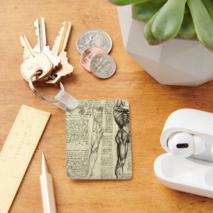 Llavero Anatomía Humana de Leonardo da Vinci Músculos Masc