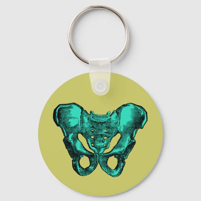 Llavero Anatomía humana Pelvis Bones (Anverso)