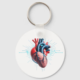Llavero Anatomical Heart – Artistic Medical Illustration 