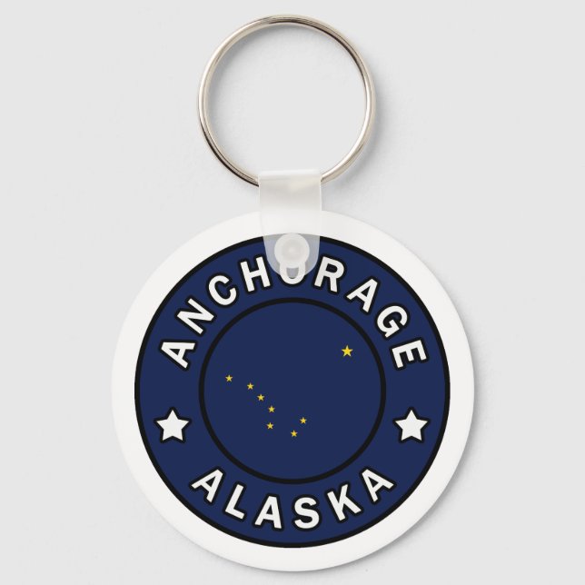 Llavero Anchorage Alaska (Anverso)