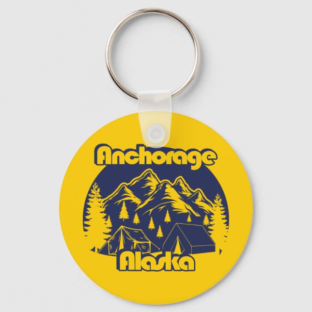 Llavero Anchorage Alaska (Anverso)