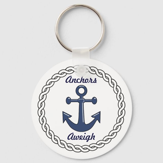 Llavero Anchors Aweigh Keychain (Anverso)