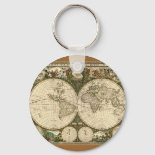 Llavero Anciana serie de mapas
