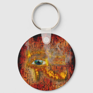Llavero Anciano Egipto Ojo de Horus Wadjet Keychain