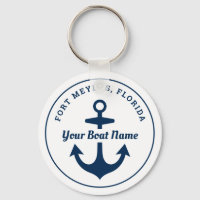 Ancla de nombre de barco personalizado Marina Blan