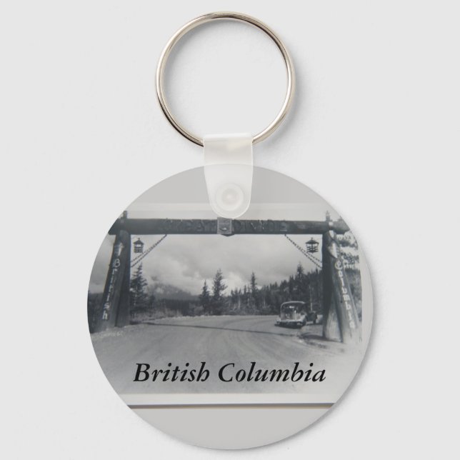 Llavero Anclaje histórico de Columbia Británica (Anverso)