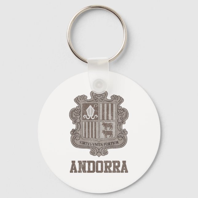 Llavero Andorra de época (Anverso)