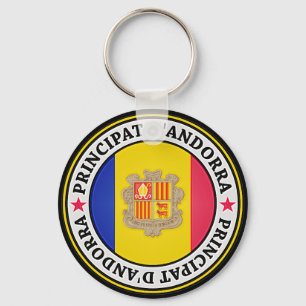 Llavero Andorra Round Emblem