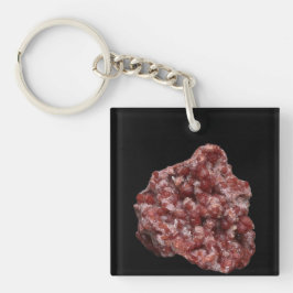 Llavero Andradite Garnet y Calcite Cluster