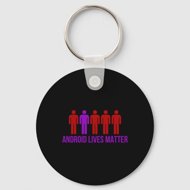 Llavero Android Lives Pegatina (Anverso)