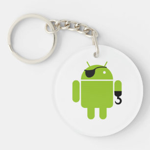 Llavero Android Robot Pirate Style