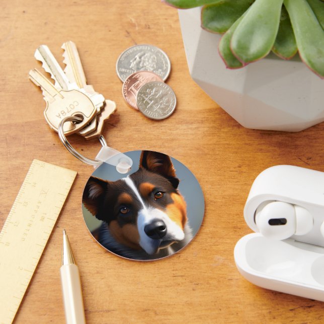 Llavero Andy The Australian Blue Heeler, (Escritorio )