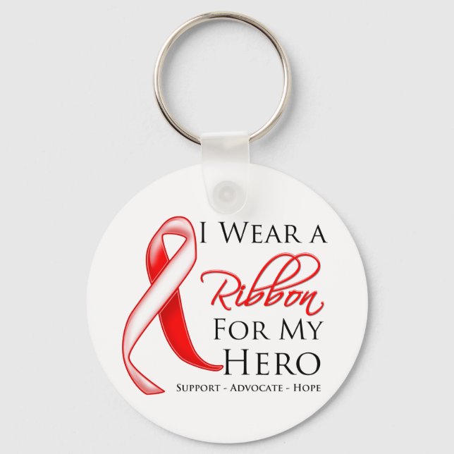 Llavero Anemia aplásica llevo cinta de opciones para mi hé (Anverso)