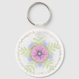 Llavero Anémona, Flores de Endibia, Ajenjo y Almendras