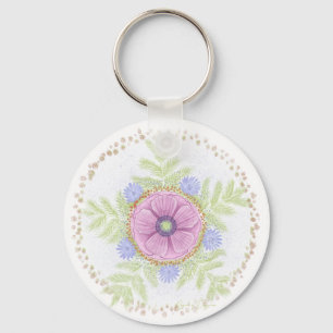 Llavero Anémona, Flores de Endibia, Ajenjo y Almendras