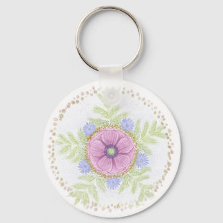 Llavero Anémona, Flores de Endibia, Ajenjo y Almendras