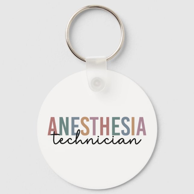 Llavero Anestesia Técnica Retro Anestesia Tech (Anverso)